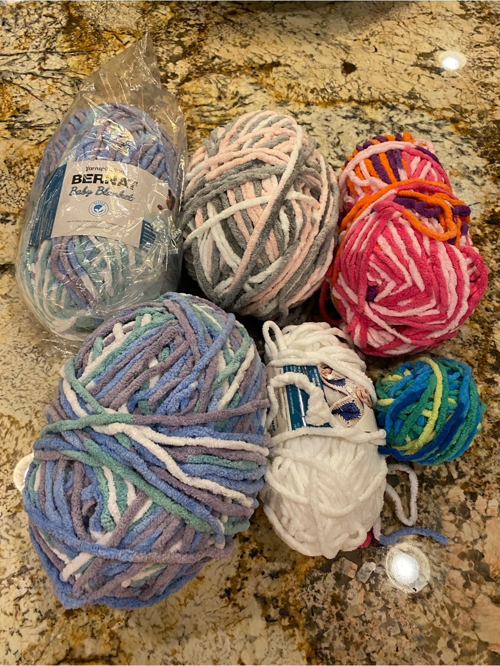 BERNAT Baby Blanket Yarn Bundle & More